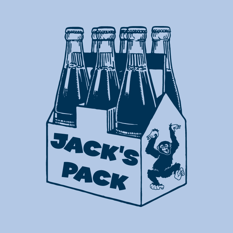 Jack's Pack - Help us have Jack's back! shirt design - zoomed