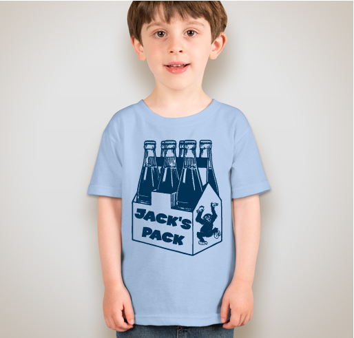 Jack's Pack - Help us have Jack's back! Fundraiser - unisex shirt design - front