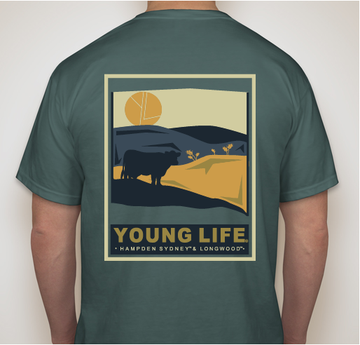 Young Life College T-Shirt Fundraiser Fundraiser - unisex shirt design - back