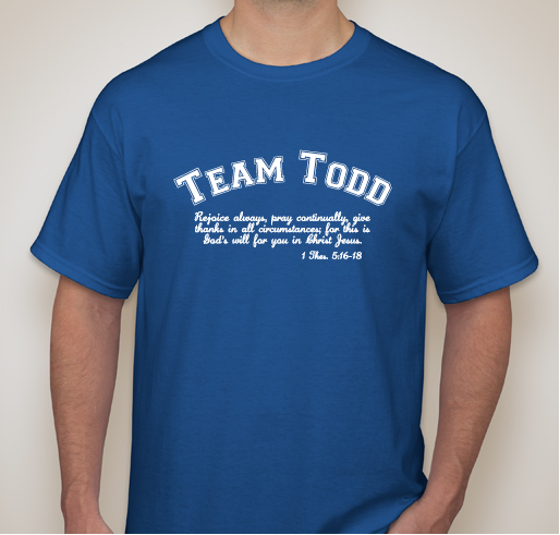 Team Todd Minckler2 Fundraiser - unisex shirt design - small