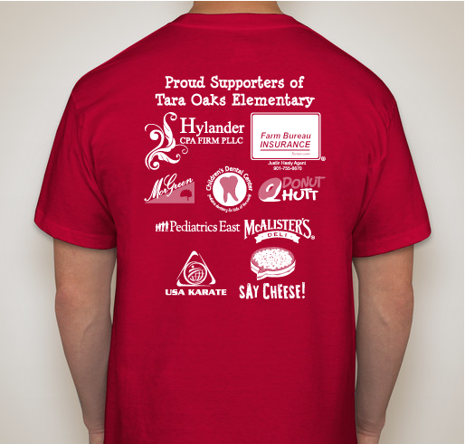 Tara Oaks Elementary Fundraiser Fundraiser - unisex shirt design - back