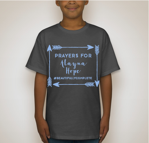 Fundraiser for Alayna Hope's fight against Leukemia! Fundraiser - unisex shirt design - back