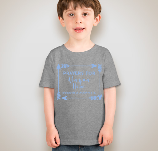 Fundraiser for Alayna Hope's fight against Leukemia! Fundraiser - unisex shirt design - front