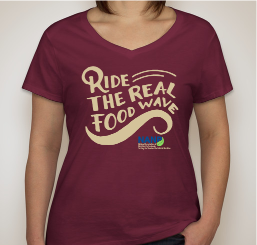 NANP - Ride the Real Food Wave Fundraiser - unisex shirt design - front