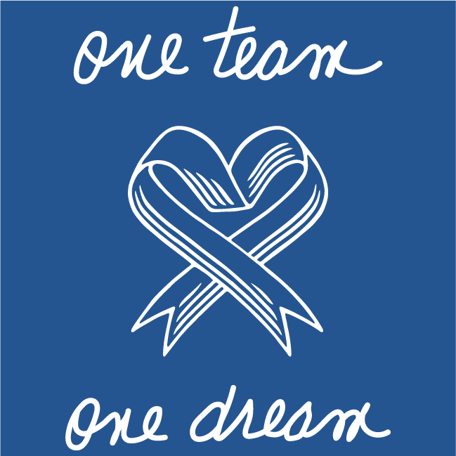 One Team One Dream shirt design - zoomed