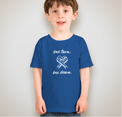 One Team One Dream Fundraiser - unisex shirt design - front