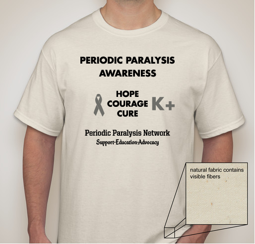 Periodic Paralysis Awareness Fundraiser - unisex shirt design - front