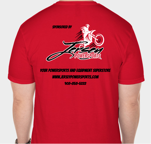 The PIHC 2023 Gus Schwartz Memorial Alumni Game T-Shirt (Red) Fundraiser - unisex shirt design - back