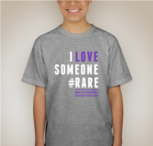 Saving Case & Friends / Hunter Syndrome Research and Advocacy Foundation shirt design - zoomed