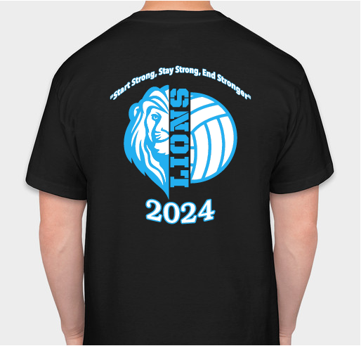 Morgans Message Charity Volleyball tournament Fundraiser - unisex shirt design - back