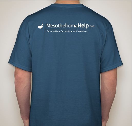 I Support the Fight Against Mesothelioma Fundraiser - unisex shirt design - back