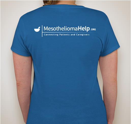 I Support the Fight Against Mesothelioma Fundraiser - unisex shirt design - back