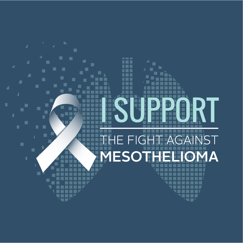 I Support the Fight Against Mesothelioma shirt design - zoomed