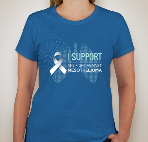 I Support the Fight Against Mesothelioma Fundraiser - unisex shirt design - front