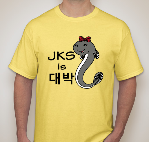 The Eels Family supports Jang Keun Suk and Daebak. Fundraiser - unisex shirt design - front