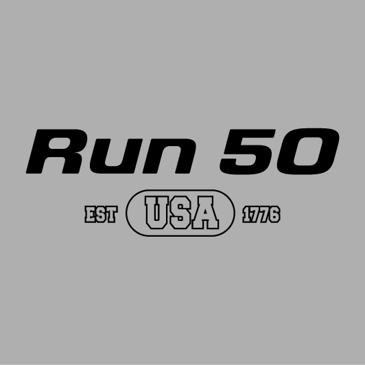 Run50 - Run to win shirt design - zoomed