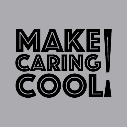 Make Caring Cool tees for charity! shirt design - zoomed