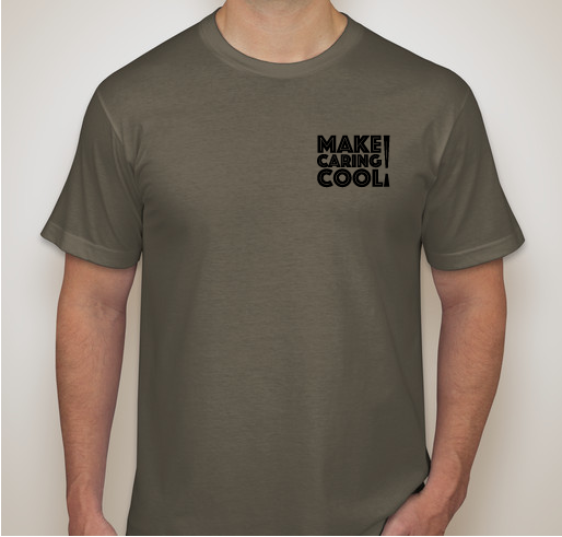 Make Caring Cool tees for charity! Fundraiser - unisex shirt design - front
