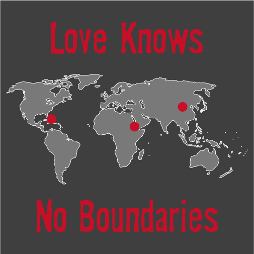 Love Knows No Boundaries shirt design - zoomed