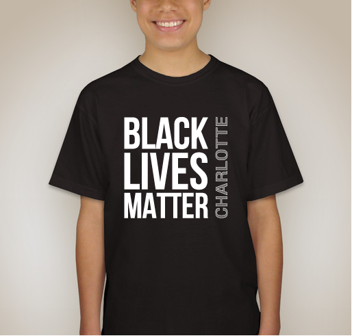 Black Lives Matter Charlotte Fundraiser - unisex shirt design - back