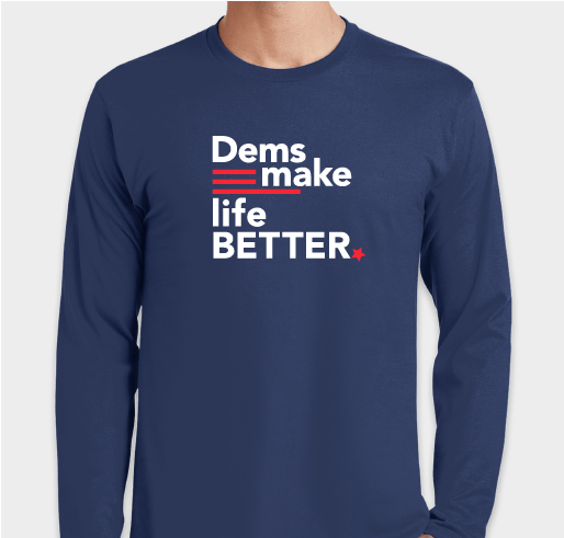 Become a Walking, Talking Billboard for Democrats Fundraiser - unisex shirt design - front