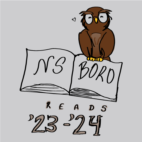 NSBoro Reads Community Celebration shirt design - zoomed