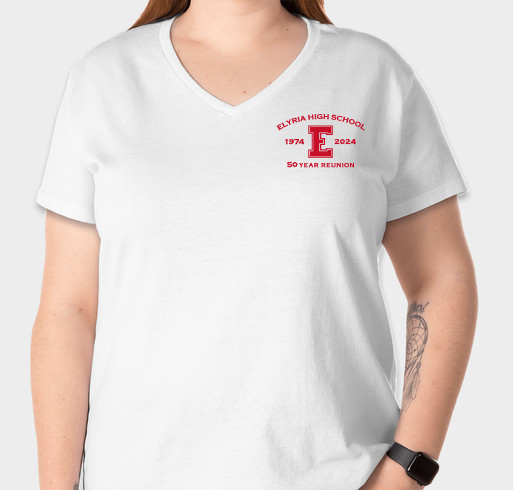 Elyria High Class of 1974 T-Shirt Fundraiser Fundraiser - unisex shirt design - front