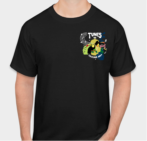 Tunes for Toucans 2024 Fundraiser - unisex shirt design - front