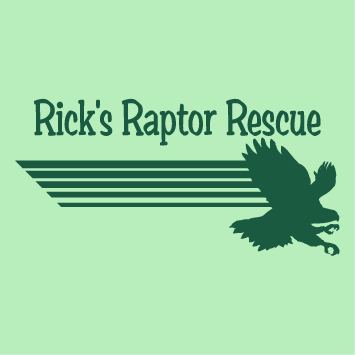 Rick's Raptor Rescue Spring Tee Fundrasier shirt design - zoomed