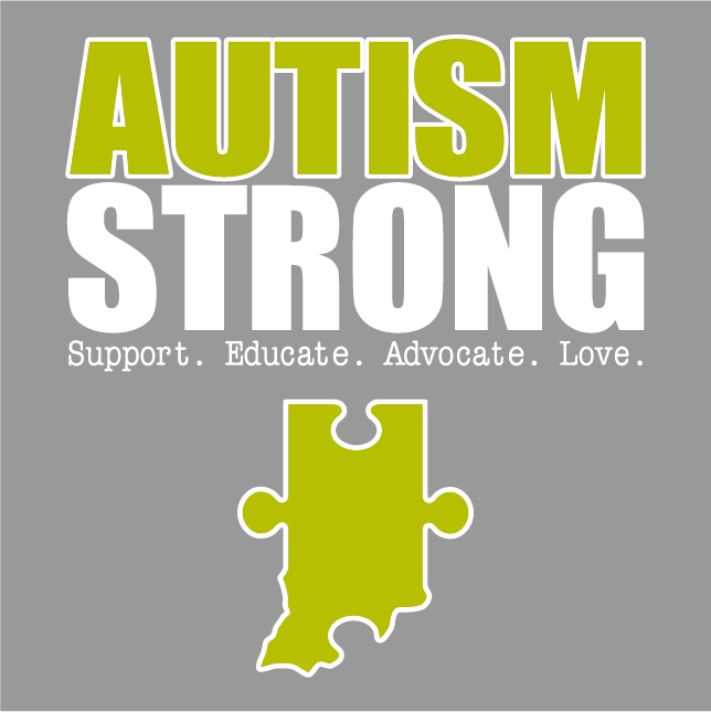 Spreading Autism Awareness shirt design - zoomed