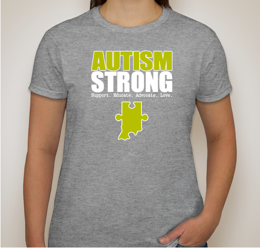 Spreading Autism Awareness Fundraiser - unisex shirt design - front