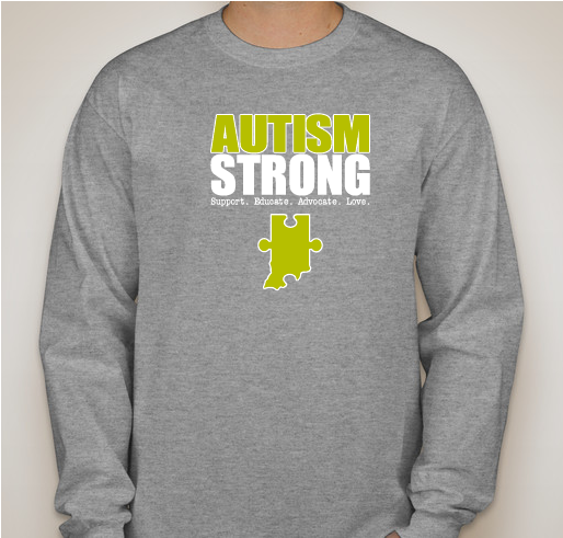 Spreading Autism Awareness Fundraiser - unisex shirt design - front