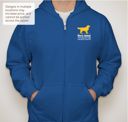 Golden Retriever Lifetime Study/Morris Animal Foundation Fundraiser - unisex shirt design - small