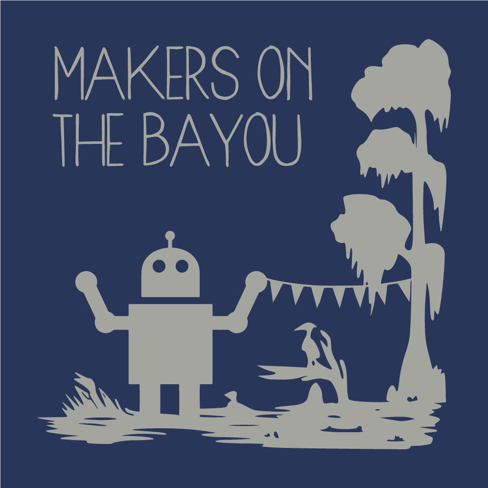 2016 New Orleans Mini Maker Faire - Official T-shirts shirt design - zoomed