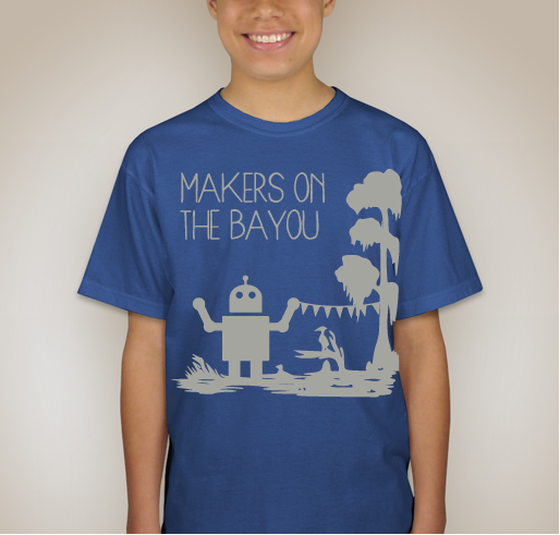 2016 New Orleans Mini Maker Faire - Official T-shirts Fundraiser - unisex shirt design - front