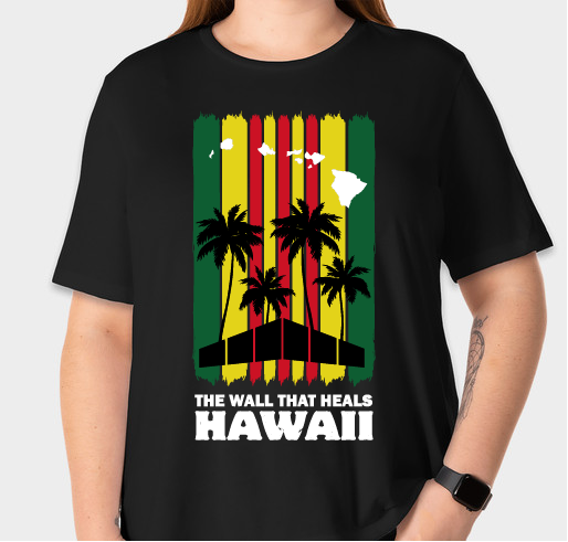 The Wall That Heals Visit to Hawaii Fundraiser - unisex shirt design - small