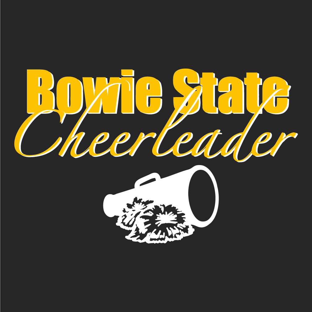 Bowie State Cheerleading Team shirt design - zoomed
