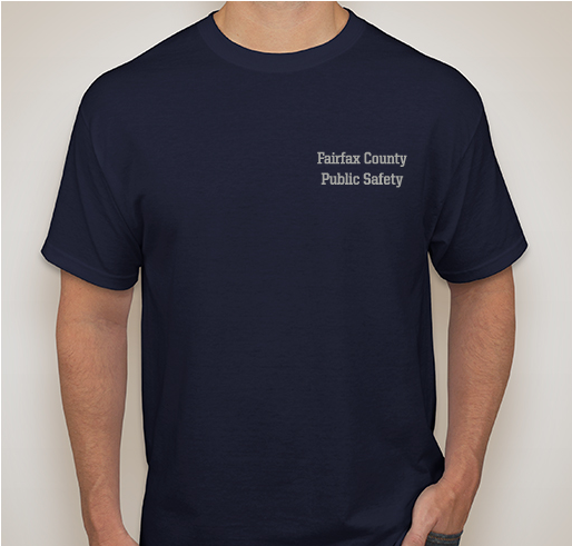 Fairfax County Public Safety for MAAWLE Conference 2016 Fundraiser - unisex shirt design - front