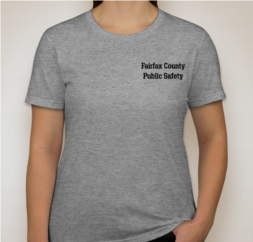 Fairfax County Public Safety for MAAWLE Conference 2016 Fundraiser - unisex shirt design - front