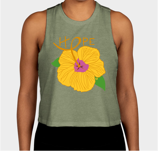 Hibiscus of Hope Fundraiser - unisex shirt design - front