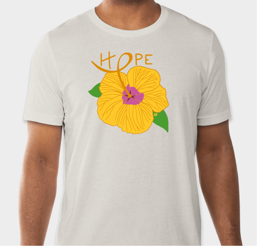 Hibiscus of Hope Fundraiser - unisex shirt design - front