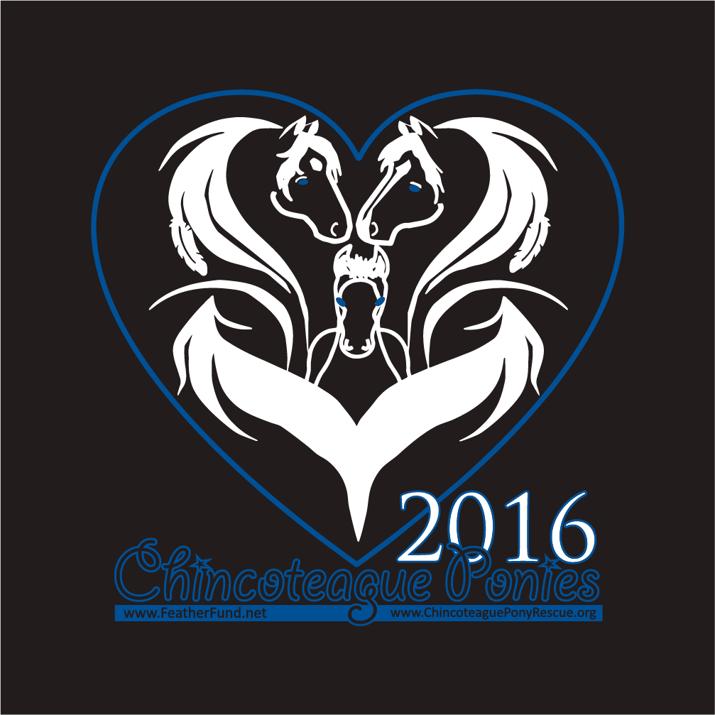 2016 Chincoteague Pony (small logo) shirt design - zoomed