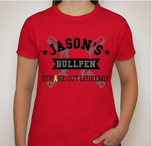 Jason's Bullpen Fundraiser - unisex shirt design - front