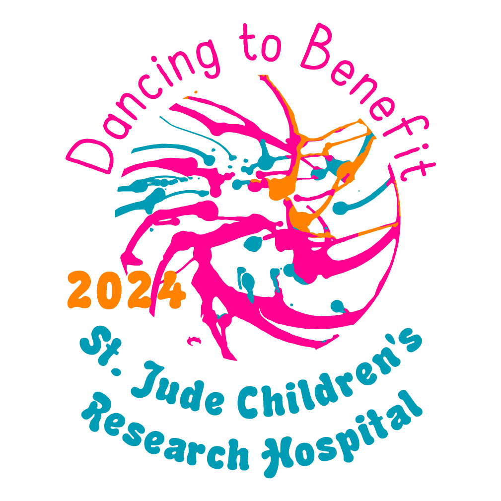12th Annual St. Jude Dancethon shirt design - zoomed