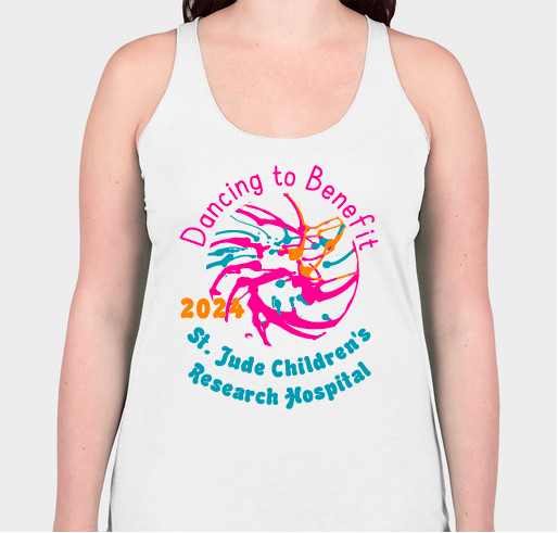 12th Annual St. Jude Dancethon Fundraiser - unisex shirt design - front