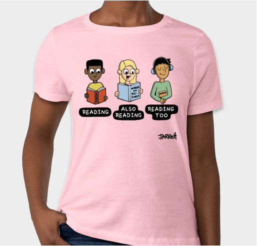 How do YOU read? Fundraiser - unisex shirt design - front