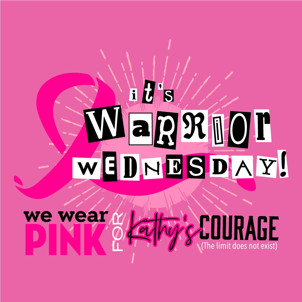 Kathy’s Courage! shirt design - zoomed