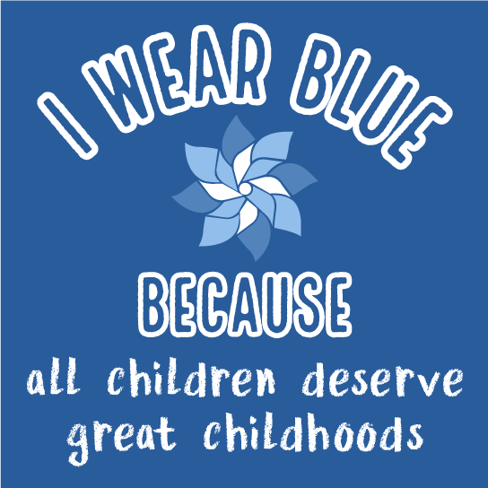 Wear Blue Day shirt design - zoomed