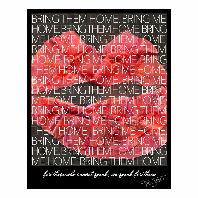 Bring Them Home. Bring Me Home... for those who cannot speak, we speak for them. shirt design - zoomed