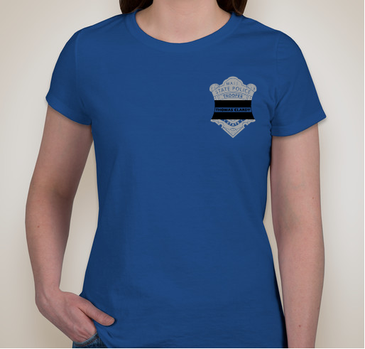 Help Support the family of State Trooper Thomas Clardy Fundraiser - unisex shirt design - front